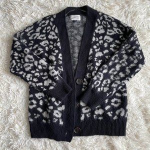 Universal Thread Fuzzy Cheetah Cardigan